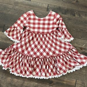 Matilda Jane plaid swing dress
